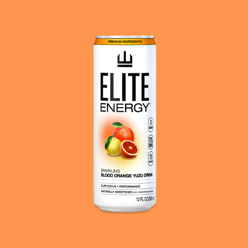 ELITE Energy Drink - BLOOD ORANGE YUZU (12 Pack)